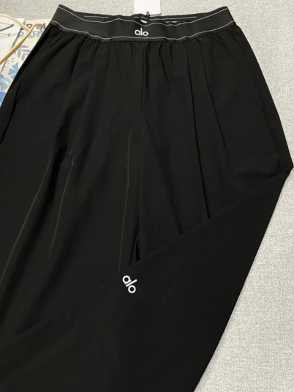 Black🤫ALO Yoga Suit Up ‍Wide Trouser💂‍♀️Versatile 30” Inseam NWT